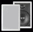 8-inch 2-way in-wall speakers