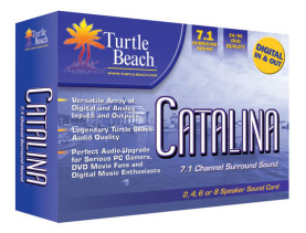 Retail boxed Turtle Beach Catalina Dolby Digital sound card